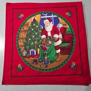 4 Christmas placemats - square, matching